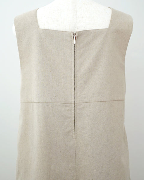 画像をギャラリービューアに読み込む, コットンリネンオールインワン【674】