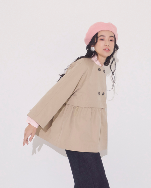 画像をギャラリービューアに読み込む, 低身長向けアウター/低身長向けコート/小柄アウター/小柄コート/アウター/コート/低身長/2025S/小柄スプリングコート/スプリングコート/トレンチコート/春コート/小柄春コート/低身長ブランド/小柄ブランド