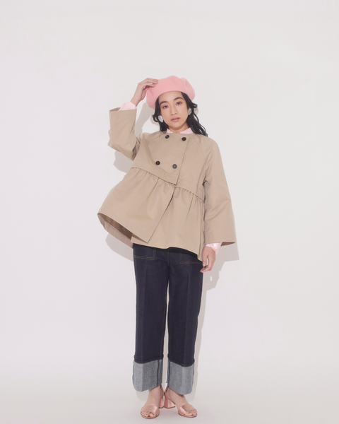 画像をギャラリービューアに読み込む, 低身長向けアウター/低身長向けコート/小柄アウター/小柄コート/アウター/コート/低身長/2025S/小柄スプリングコート/スプリングコート/トレンチコート/春コート/小柄春コート/低身長ブランド/小柄ブランド