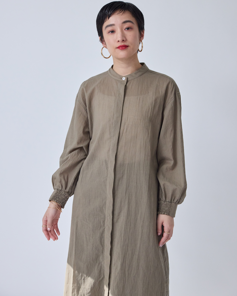 画像をギャラリービューアに読み込む, 小柄ワンピース/低身長ワンピース/こコットンワンピース/低身長シャツワンピース