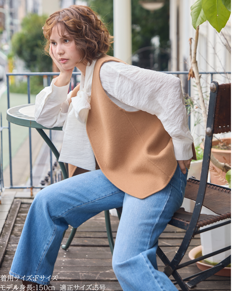 画像をギャラリービューアに読み込む, 低身長向けアウター/低身長向けコート/小柄アウター/小柄コート/アウター/コート/低身長/2025AW/ウールコート/国産上質生地/カシミヤ混