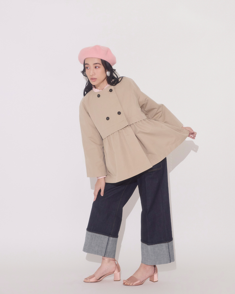 画像をギャラリービューアに読み込む, 低身長向けアウター/低身長向けコート/小柄アウター/小柄コート/アウター/コート/低身長/2025S/小柄スプリングコート/スプリングコート/トレンチコート/春コート/小柄春コート/低身長ブランド/小柄ブランド