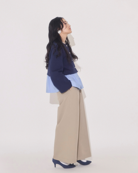 画像をギャラリービューアに読み込む, 低身長用トップス/小柄用/低身長/小柄羽織/カーディガン/低身長ブランド/小柄ブランド/フリルカーディガン/小柄カーディガン/小柄トップス/デザイントップス/韓国