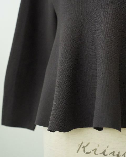 画像をギャラリービューアに読み込む, ペプラムフォルムニット【635】