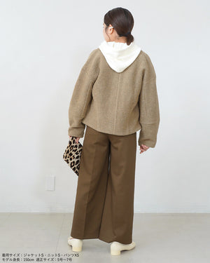 ノーカラーライトジャケット【566】