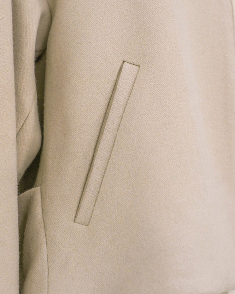 画像をギャラリービューアに読み込む, ZIPUPウールショートコート (Japan Fabric)【540】