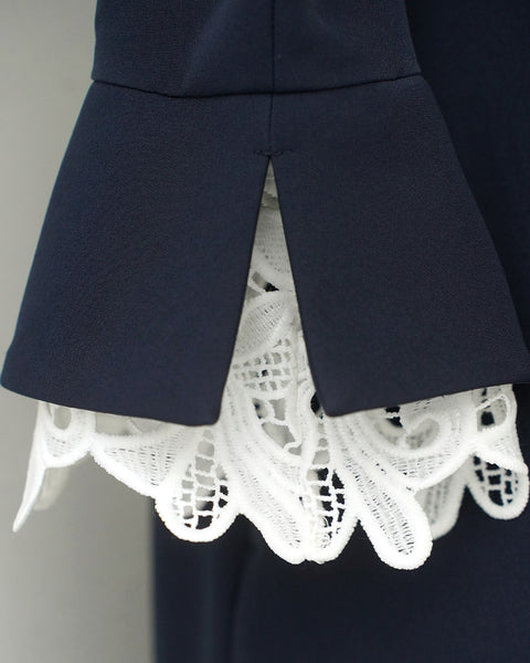 画像をギャラリービューアに読み込む, レース取り外しワンピース【558】