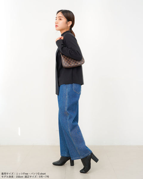 画像をギャラリービューアに読み込む, 低身長パンツ/低身長用ボトム/ボトム/デニムパンツ/小柄用/XSサイズ/SSサイズ/147㎝/低身長ブランド/低身長デニムパンツ/韓国風/小柄韓国/デニム/低身長/小柄/小柄デニム