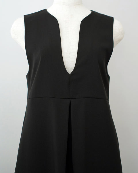 画像をギャラリービューアに読み込む, 深Vネックオールインワン【679】