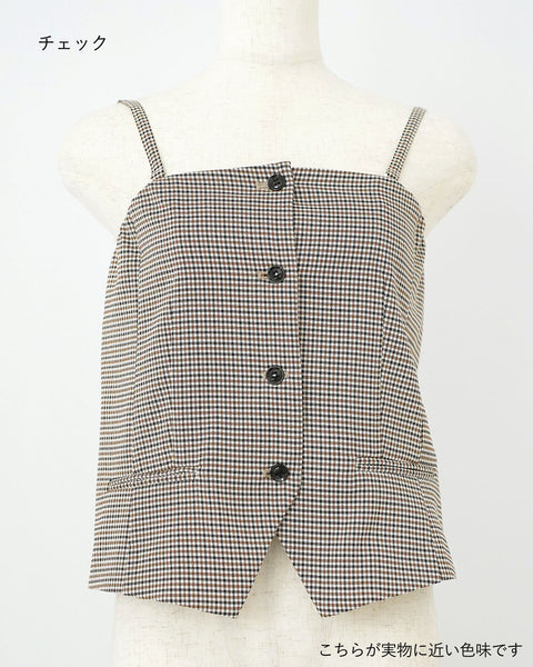 画像をギャラリービューアに読み込む, キャミソールビスチェ(セットアップ可能)【623】