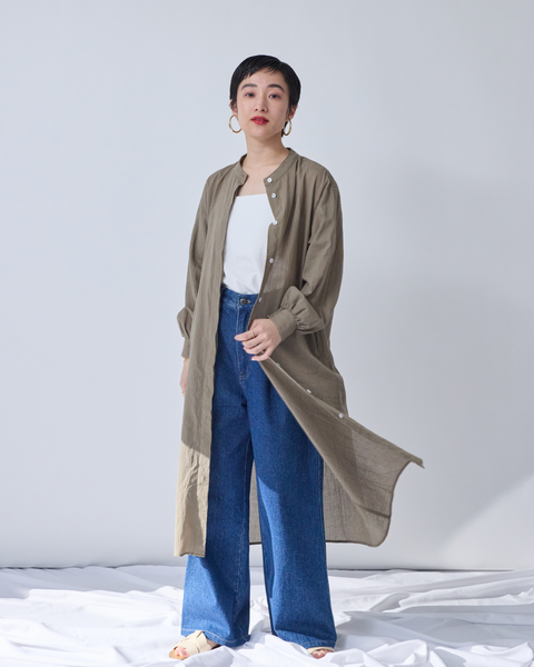 画像をギャラリービューアに読み込む, 小柄ワンピース/低身長ワンピース/こコットンワンピース/低身長シャツワンピース