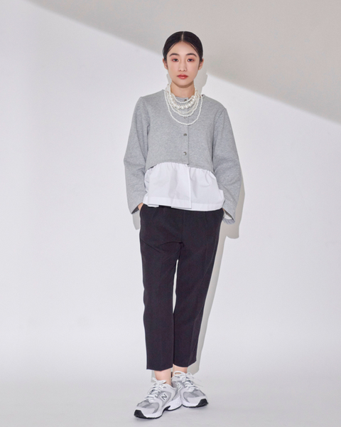 画像をギャラリービューアに読み込む, 低身長用トップス/小柄用/低身長/小柄羽織/カーディガン/低身長ブランド/小柄ブランド/フリルカーディガン/小柄カーディガン/小柄トップス/デザイントップス/韓国