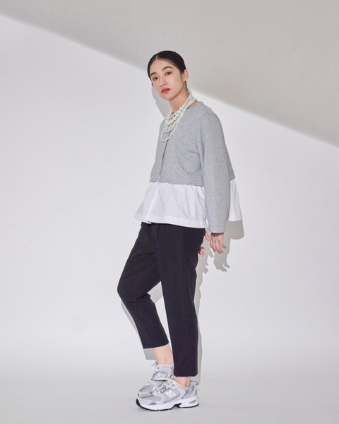 画像をギャラリービューアに読み込む, 低身長用トップス/小柄用/低身長/小柄羽織/カーディガン/低身長ブランド/小柄ブランド/フリルカーディガン/小柄カーディガン/小柄トップス/デザイントップス/韓国