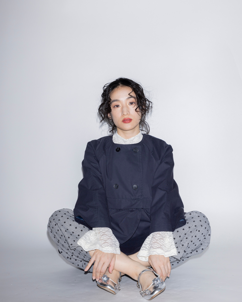 画像をギャラリービューアに読み込む, フロッキープリント花柄パンツ(セットアップ可能)【714】