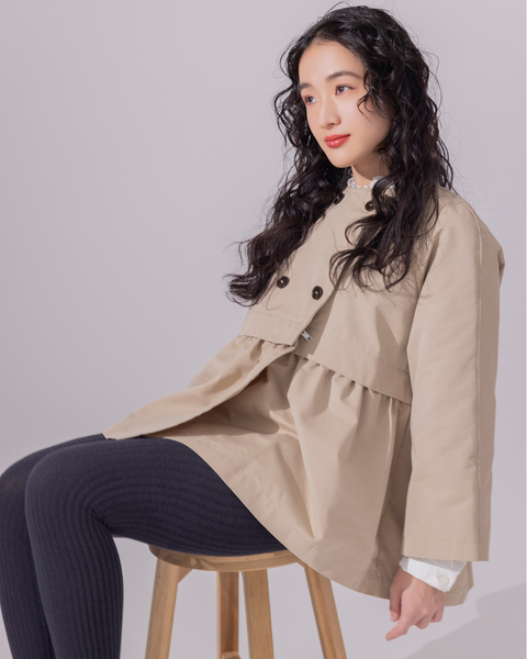 画像をギャラリービューアに読み込む, 低身長向けアウター/低身長向けコート/小柄アウター/小柄コート/アウター/コート/低身長/2025S/小柄スプリングコート/スプリングコート/トレンチコート/春コート/小柄春コート/低身長ブランド/小柄ブランド