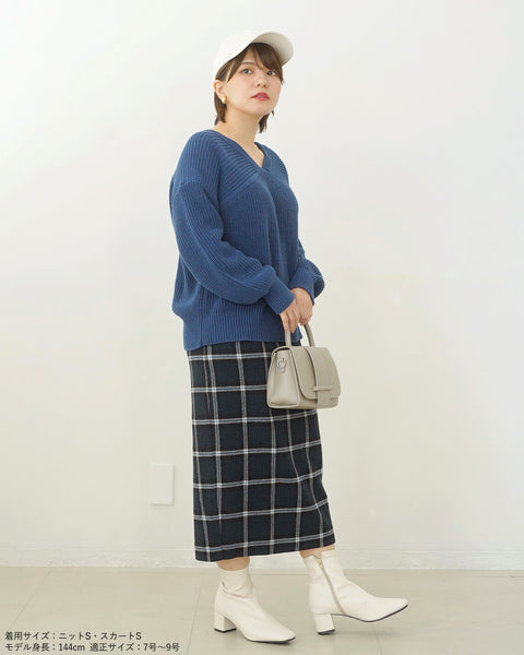 画像をギャラリービューアに読み込む, バックテープざっくりニット【532】