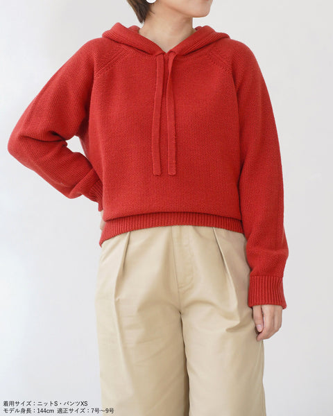 画像をギャラリービューアに読み込む, コンパクトニットフーディ【553】