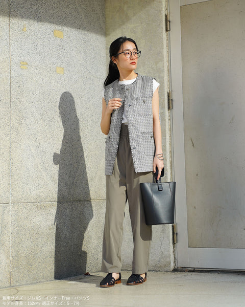 画像をギャラリービューアに読み込む, ツイードジレ【657】