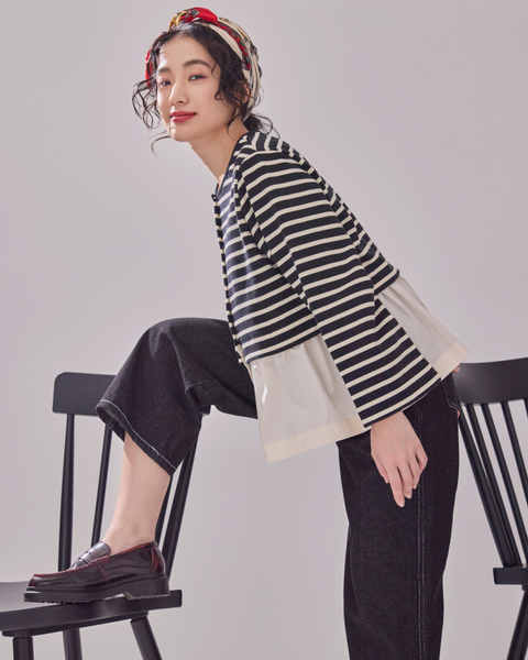 画像をギャラリービューアに読み込む, 低身長用トップス/小柄用/低身長/小柄羽織/カーディガン/低身長ブランド/小柄ブランド/フリルカーディガン/小柄カーディガン/小柄トップス/デザイントップス/韓国