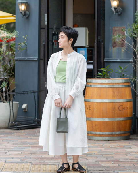 画像をギャラリービューアに読み込む, 小柄ワンピース/低身長ワンピース/コットンワンピース/低身長シャツワンピース