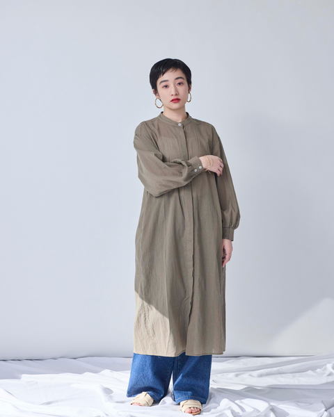 画像をギャラリービューアに読み込む, 小柄ワンピース/低身長ワンピース/こコットンワンピース/低身長シャツワンピース