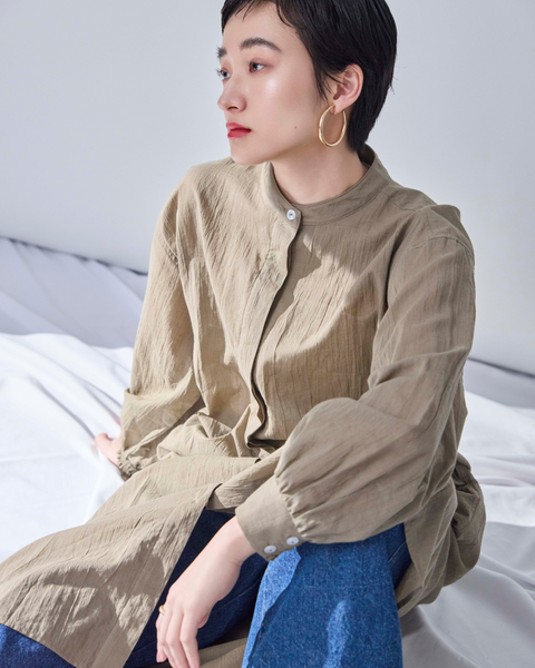 画像をギャラリービューアに読み込む, 小柄ワンピース/低身長ワンピース/こコットンワンピース/低身長シャツワンピース