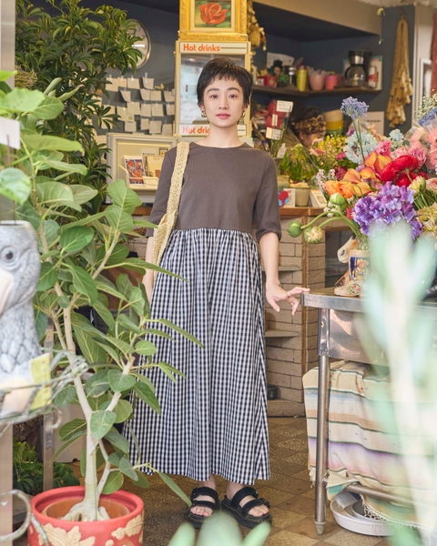 画像をギャラリービューアに読み込む, 低身長ワンピース/低身長用/小柄ワンピース/小柄用/147㎝/SSサイス/XSサイズ/ワンピース/ 小柄ドッキングワンピース/低身長用ドッキングワンピース/ドッキングワンピース