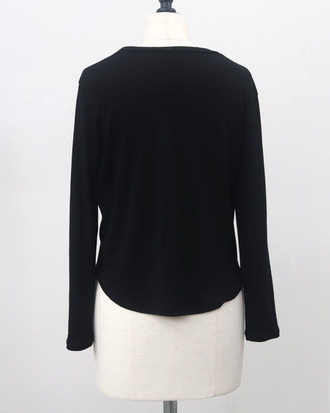 画像をギャラリービューアに読み込む, ウールクルーネックカットソー【832】