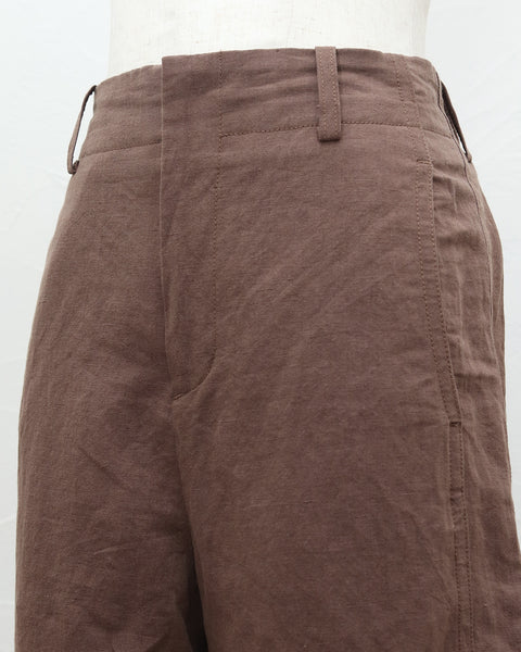 画像をギャラリービューアに読み込む, リネンコットンストレートパンツ(セットアップ可能)【861】