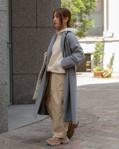 画像をギャラリービューアに読み込む, ウールチェスターロングコート(Japan Fabric)【543】