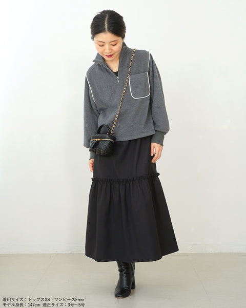 画像をギャラリービューアに読み込む, ハーフZIPニットソー【535】