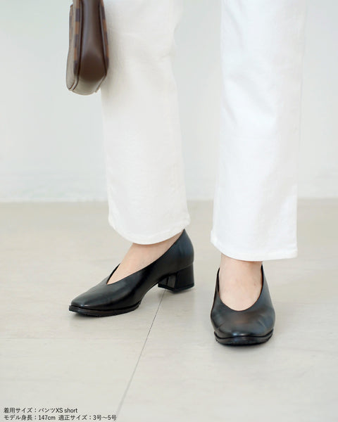 画像をギャラリービューアに読み込む, FOREMOS marco × 147 コラボ  ナロースクエアパンプス【378】