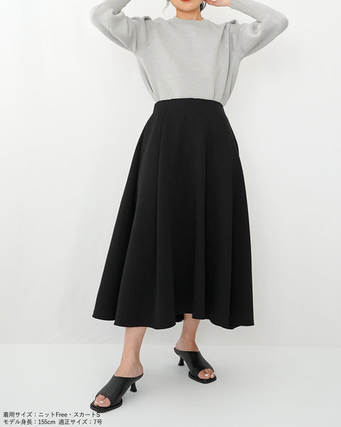 画像をギャラリービューアに読み込む, ポンチタックフレアスカート【620】