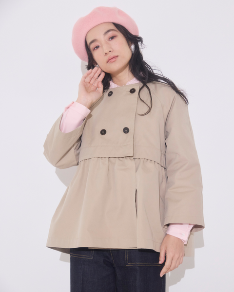 画像をギャラリービューアに読み込む, 低身長向けアウター/低身長向けコート/小柄アウター/小柄コート/アウター/コート/低身長/2025S/小柄スプリングコート/スプリングコート/トレンチコート/春コート/小柄春コート/低身長ブランド/小柄ブランド