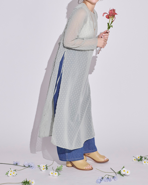 画像をギャラリービューアに読み込む, 小柄/低身長/低身長用/低身長ワンピース/小柄ワンピース/スリットワンピース/シアーワンピース/低身長シアーワンピース/レオヤード/低身長コーデ