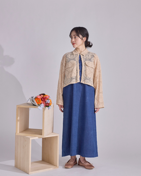 画像をギャラリービューアに読み込む, 低身長ワンピース/低身長用/小柄ワンピース/小柄用/147㎝/SSサイス/XSサイズ/ワンピース/デニムワンピース/デニム/低身長用デニムワンピース/小柄デニムワンピース