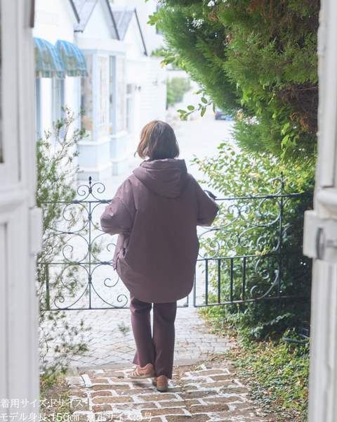 画像をギャラリービューアに読み込む, 低身長向けアウター/低身長向けコート/小柄アウター/小柄コート/アウター/コート/低身長/2025AW/パッファーコート/中綿コート/リボン/コーチ風ジャケット