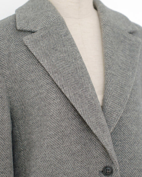 画像をギャラリービューアに読み込む, ヘリンボーンウールブレザー(Japan Fabric)【560】