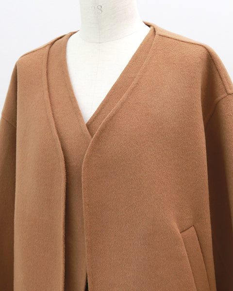 画像をギャラリービューアに読み込む, カシミヤ混リバーレイヤードコート(Japan Fabric)【808】