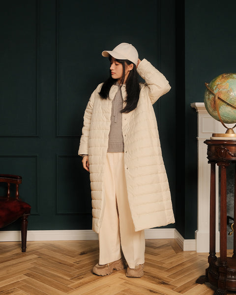 画像をギャラリービューアに読み込む, マフラー付きリバーシブル中綿コート【562】