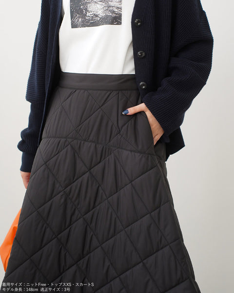 画像をギャラリービューアに読み込む, キルティングフレアスカート【569】