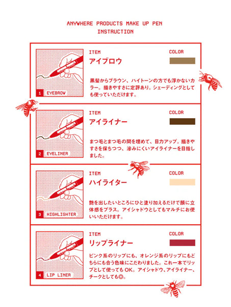 画像をギャラリービューアに読み込む, ANYWHERE MAKEUP PEN