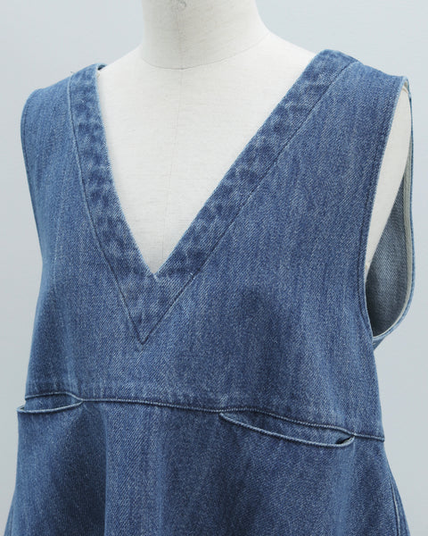 画像をギャラリービューアに読み込む, フリンジデニムトップス(セットアップ可能)【783】