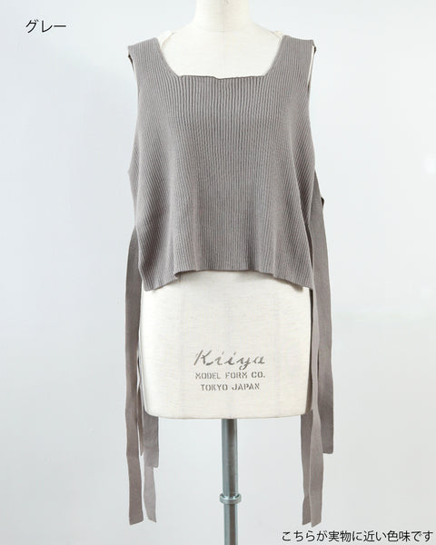 画像をギャラリービューアに読み込む, サイドリボンニット【771】