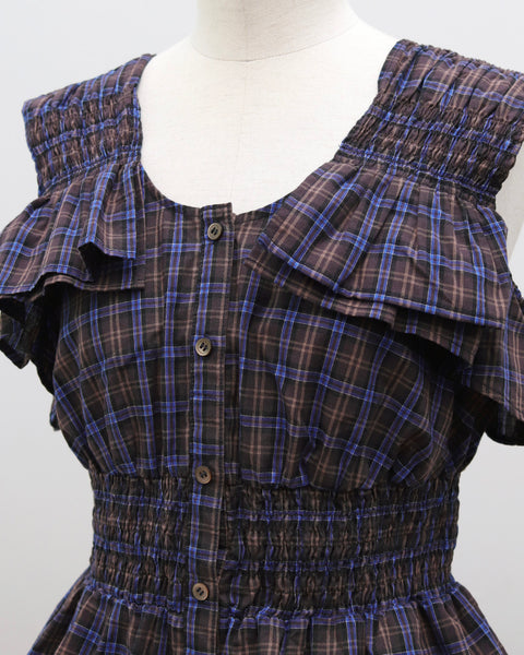 画像をギャラリービューアに読み込む, チェックフリルビスチェ【796】