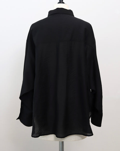 画像をギャラリービューアに読み込む, シアーライトオーバーシャツ【790】