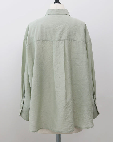 画像をギャラリービューアに読み込む, シアーライトオーバーシャツ【790】