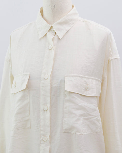 画像をギャラリービューアに読み込む, シアーライトオーバーシャツ【790】