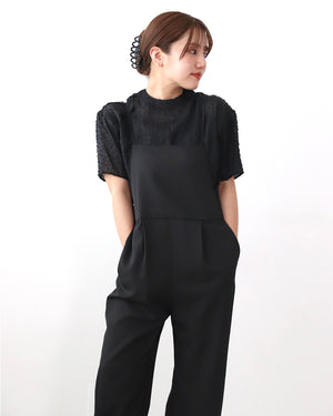 裾スリットジョガーサロペット【426】