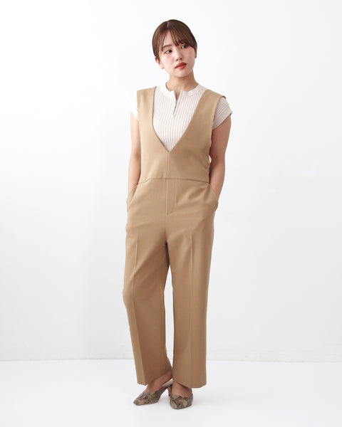 画像をギャラリービューアに読み込む, ウォッシャブルクロスサロペットパンツ【410】